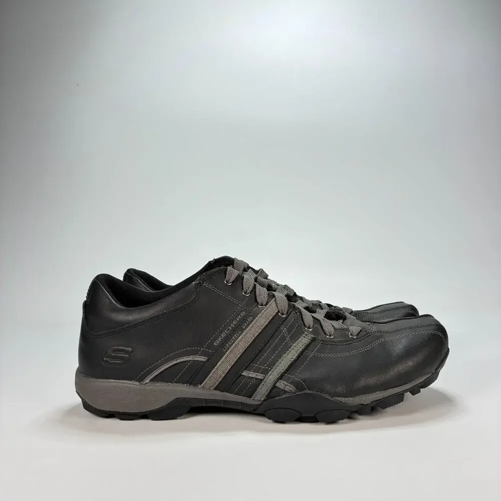 Skechers Urban Tread Refresh Black Charcoal Casual Shoes 50856R Men's Size 12